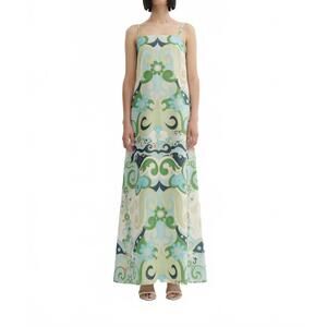 NEW DE LORETA aloe maxi dress in anona